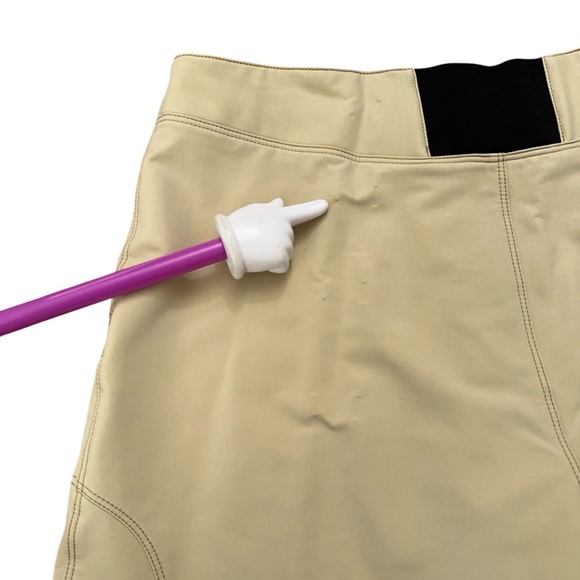 Ibex Pingo Shorts Womens Size 12 Wool Blend Stretch Hiking Outdoor Beige NWT - Picture 4 of 8